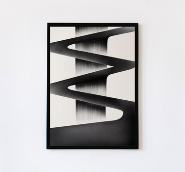 Curvilinear II Framed Print