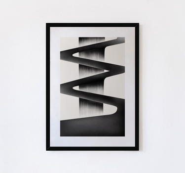 Curvilinear II Framed & Mounted Print