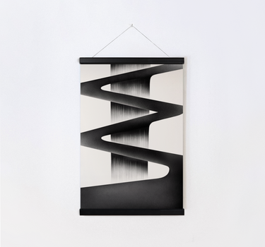 Curvilinear II Fine Art Print with Hanger