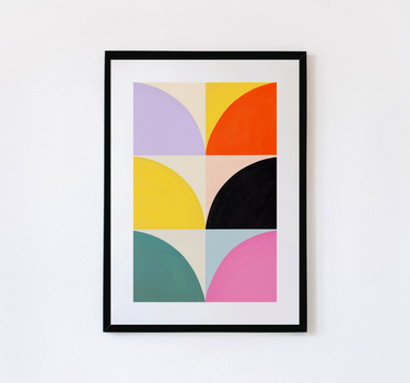 Colour Fields I Framed & Mounted Print