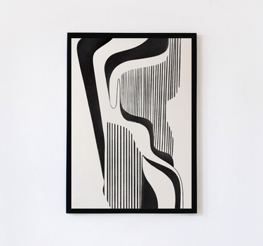 Curvilinear III Framed Print