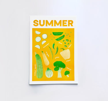 Seasonal produce risographs