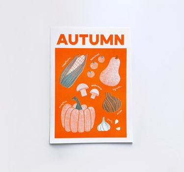 Seasonal produce risographs